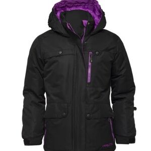 Arctix Black Jacket Insulated  kids winter parka jacket Sz 4 toddler